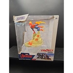 Zoteki Marvel Avengers Connect & Create Iconic Scene Diorama Captain Marvel #005